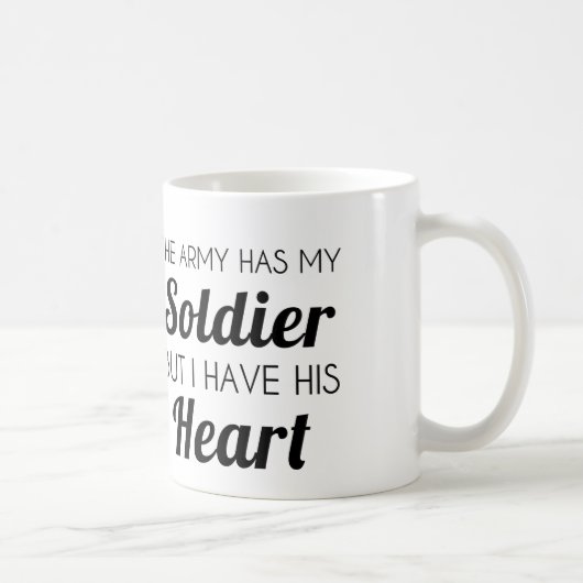 ARMEE-SOLDAT-HERZ KAFFEETASSE (Rechts)