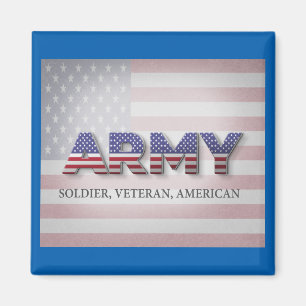 Armee "Soldat, Veteran, Amerikaner" Magnet