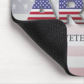 Armee "Soldat, Veteran, Amerikaner" Mousepad (Ecke)