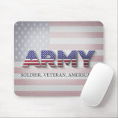 Armee "Soldat, Veteran, Amerikaner" Mousepad (Mit Mouse)