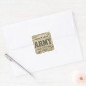 ARMEE STARK QUADRATISCHER AUFKLEBER (Umschlag)