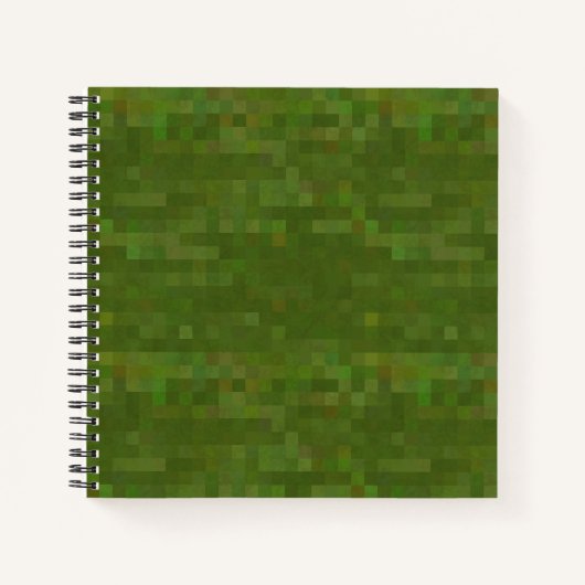Armee-Stil Pixel Camo Notizblock (Vorderseite)