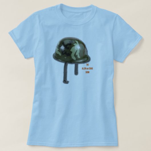 Armee-Sturzhelm T-Shirt (Design vorne)