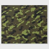 Armee-Tarnmuster Geschenkpapier (Flach)