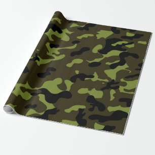 Armee-Tarnmuster Geschenkpapier
