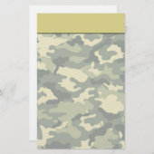 Armee-Tarnungs-Briefpapier Briefpapier (Vorne/Hinten)