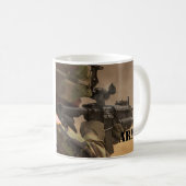 ARMEE tireur-Gehäuse-Kaffee-Tasse Kaffeetasse (VorderseiteRechts)