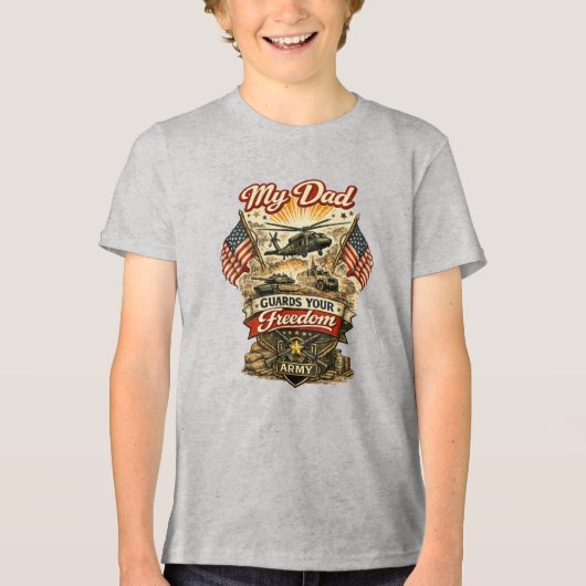 Armee Tri-Blend Shirt (Vorderseite)