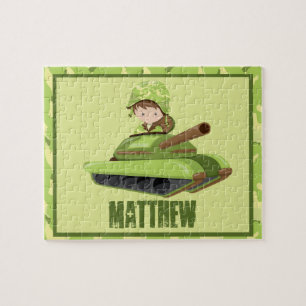 Armee-Typ-personalisiertes Puzzlespiel Puzzle