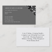 Armee-überschüssiges Einzelhandelsgeschäft Visitenkarte (Vorne/Hinten)