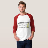 Armee-Vater-Rot Freitag T-Shirt (Vorne ganz)