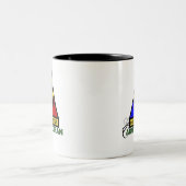 Armee-Veteran - 1. ANZEIGE Zweifarbige Tasse (Mittel)