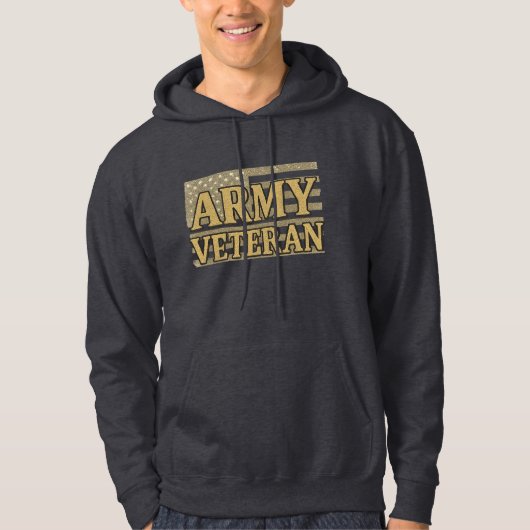 Armee-Veteran Hoodie (Vorderseite)