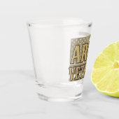 Armee-Veteran Schnapsglas (Links)