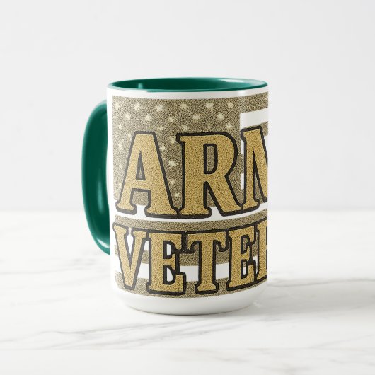 Armee Veteran Tasse (Vorderseite Links)