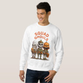 Armee von Ghouls - Halloween-Kostümsoldat Sweatshirt (Vorne ganz)
