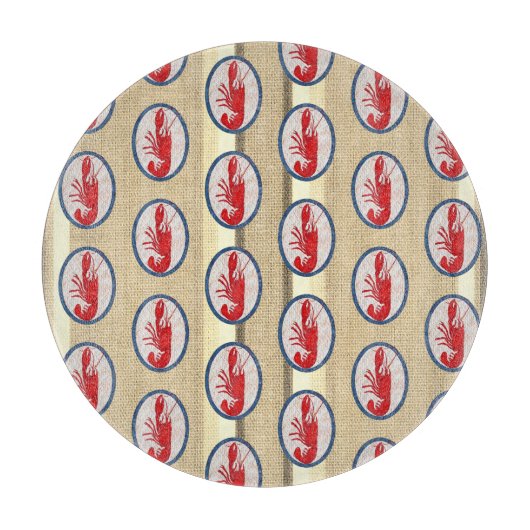 Armee von Spiny Rock Lobster Schneidebrett (Vorderseite)