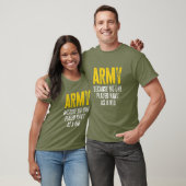 Armee, weil niemand Marine als einen kleinen, sonn T-Shirt (Unisex)