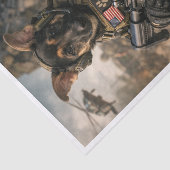 Armee Welpe Seidenpapier (Ausschnitt)