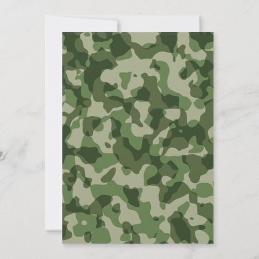 Armee zum Geburtstag Danke, Karten (Rückseite)