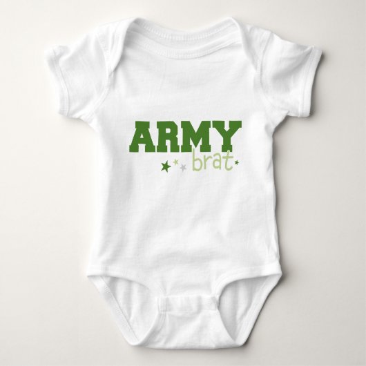 Armeebarte Baby Strampler (Vorderseite)