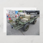 Armeefahrzeug Postkarte (Vorne/Hinten)