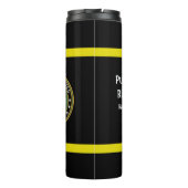 Armeefarben Plus Armee-Siegel - Personalisieren Thermosbecher (Rückseite)