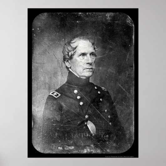 Armeegeneral John Wool Daguerreotyp 1844 Poster (Vorne)
