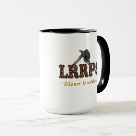 Armeegeneratoren LRPS LRRP Veteranen Tasse (VorderseiteRechts)