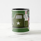Armeegennome mit Militärlastwagen Tasse (Zentrum)