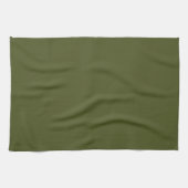 Armeegrün Geschirrtuch (Horizontal)