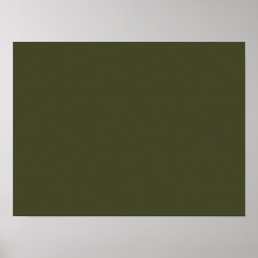 Armeegrün Poster (Vorne)