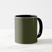 Armeegrün Tasse (VorderseiteRechts)