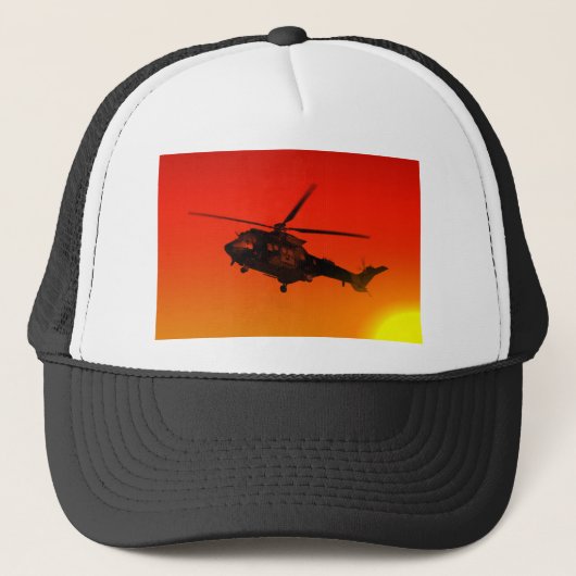 Armeehubschrauber Truckerkappe (Vorderseite)