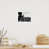 Armeekaplain, der Sermon aus Flugzeug liefert Poster (Küche)