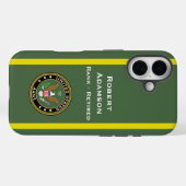 Armeemblem und Farben personalisieren Case-Mate iPhone Hülle (Rückseite (Horizontal))