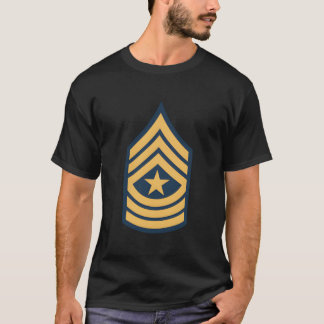 Armeeoffizier Major E-9 Militäreinheit Sgm Veteran T-Shirt