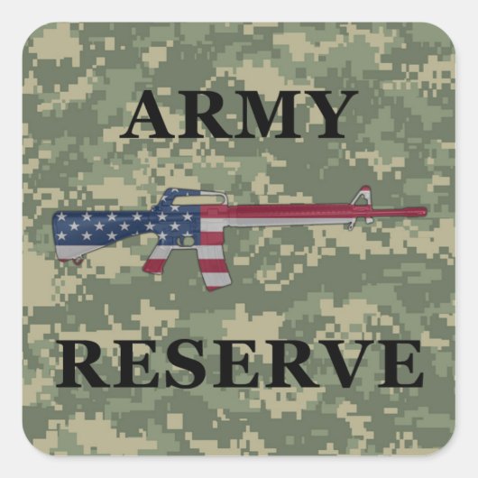 Armeereserve M16 Aufkleber grün (Vorderseite)