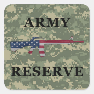 Armeereserve M16 Aufkleber grün