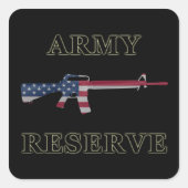Armeereserve M16 Sticker Black (Vorderseite)
