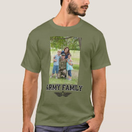 Armeerfamilie mit Foto T-Shirt