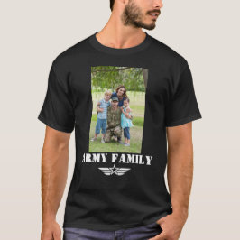Armeerfamilie mit Foto T-Shirt