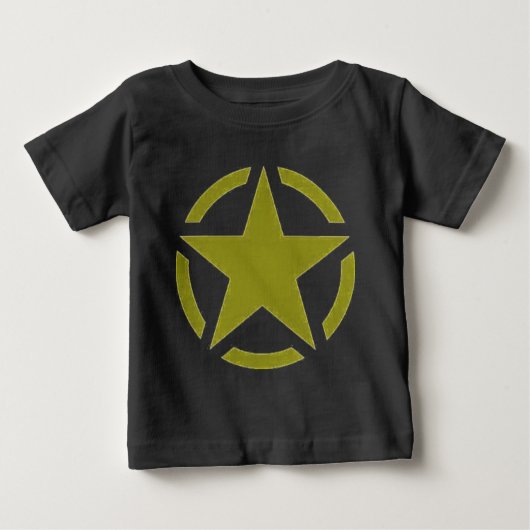 Armeestar Baby T-shirt (Vorderseite)