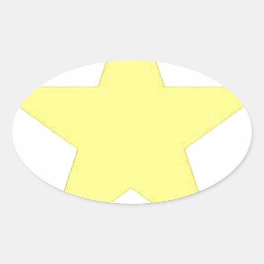 Armeestar Ovaler Aufkleber (Vorderseite)