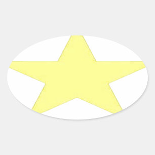 Armeestar Ovaler Aufkleber