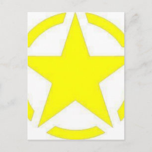 Armeestar Postkarte