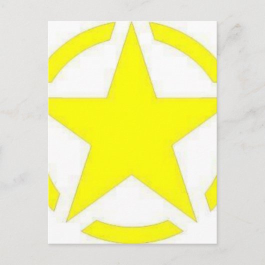 Armeestar Postkarte (Vorderseite)