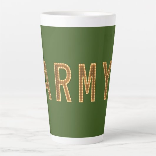 Armeestärke Milchtasse (Vorderseite)