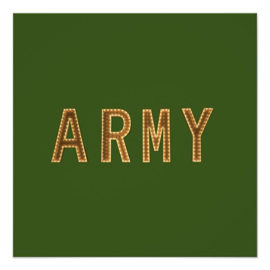 Armeestärke Poster (Vorderseite)