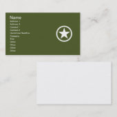 Armeestern Visitenkarte (Vorne/Hinten)